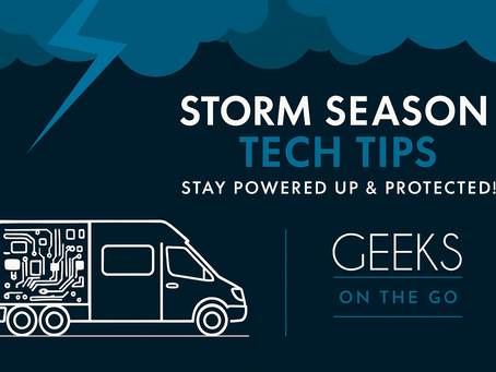 ⚡️Storm Season Tech Tips: Stay Powered Up & Protected!
