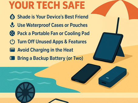 ☀️ Tech in a Heatwave: Geeks On The Go Tips for Poolside & Beachside Gadgets