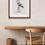Thumbnail: art print of an owl sitting on a bottle drawing black and white on a wall