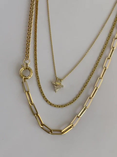 Thumbnail: Salma Necklace Yellow Gold