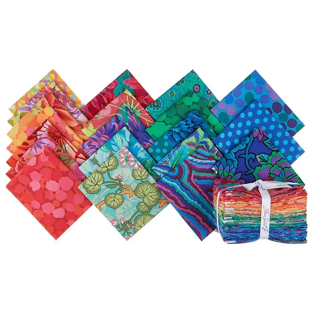 Kaffe Fassett  - 20pc FQ - Rainbow || Classics Plus Pre-Cuts  FB4FQGP.RAINBOW