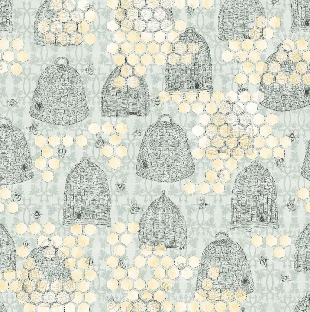 Sweet As Can BEE Hives and Honeycombs Fabric