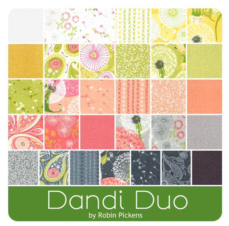 Thumbnail: Dandi Duo Layer Cake by Robin Pickens for Moda Fabrics