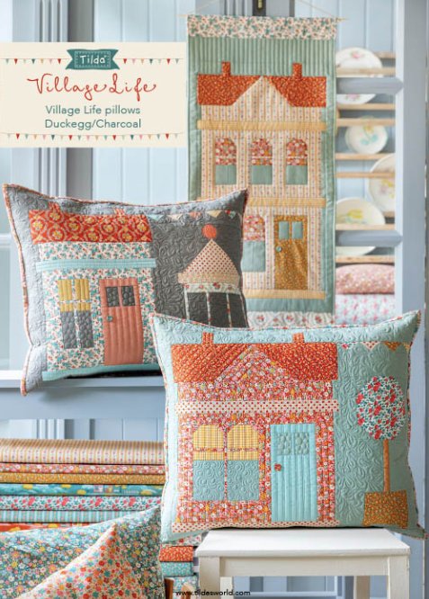 Tilda's 2026 Village Life Pillows Pattern FREE Download Link