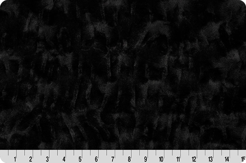 Glacier Black 2yd Luxe Cuddle Cut CKLC2UGlacierBlack Fabric by Shannon Fabrics