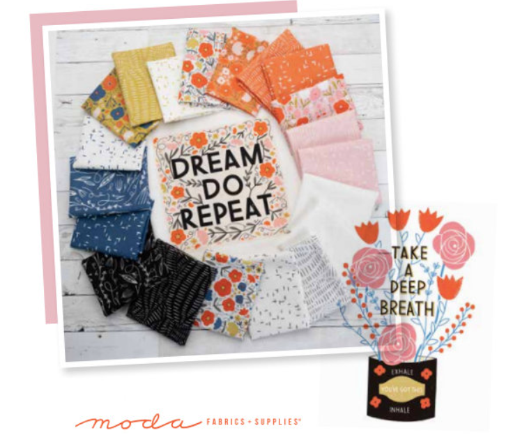 Thumbnail: Words to Live By, 10" Squares Layer Cake by Gingerber for Moda Fabrics
