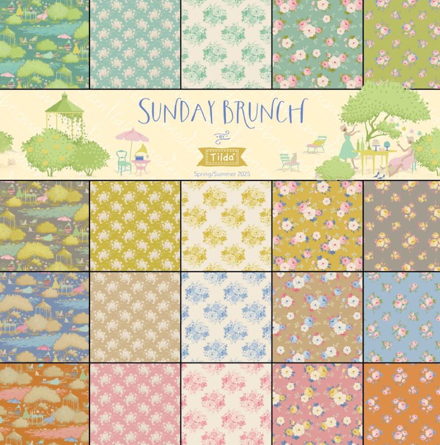 Thumbnail: Tilda Sunday Brunch 2.5" Strips TIL300231