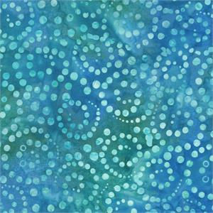 blue green dots that form spirals