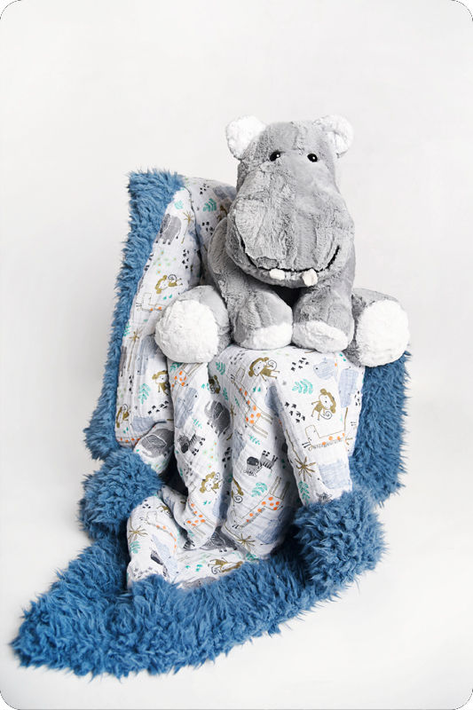 Thumbnail: stuffed elephant with hide fabric