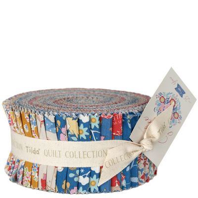 Jubilee Fabric Fabric Roll 40pcs 2.5inch strips TIL300191 Fabric by Tilda