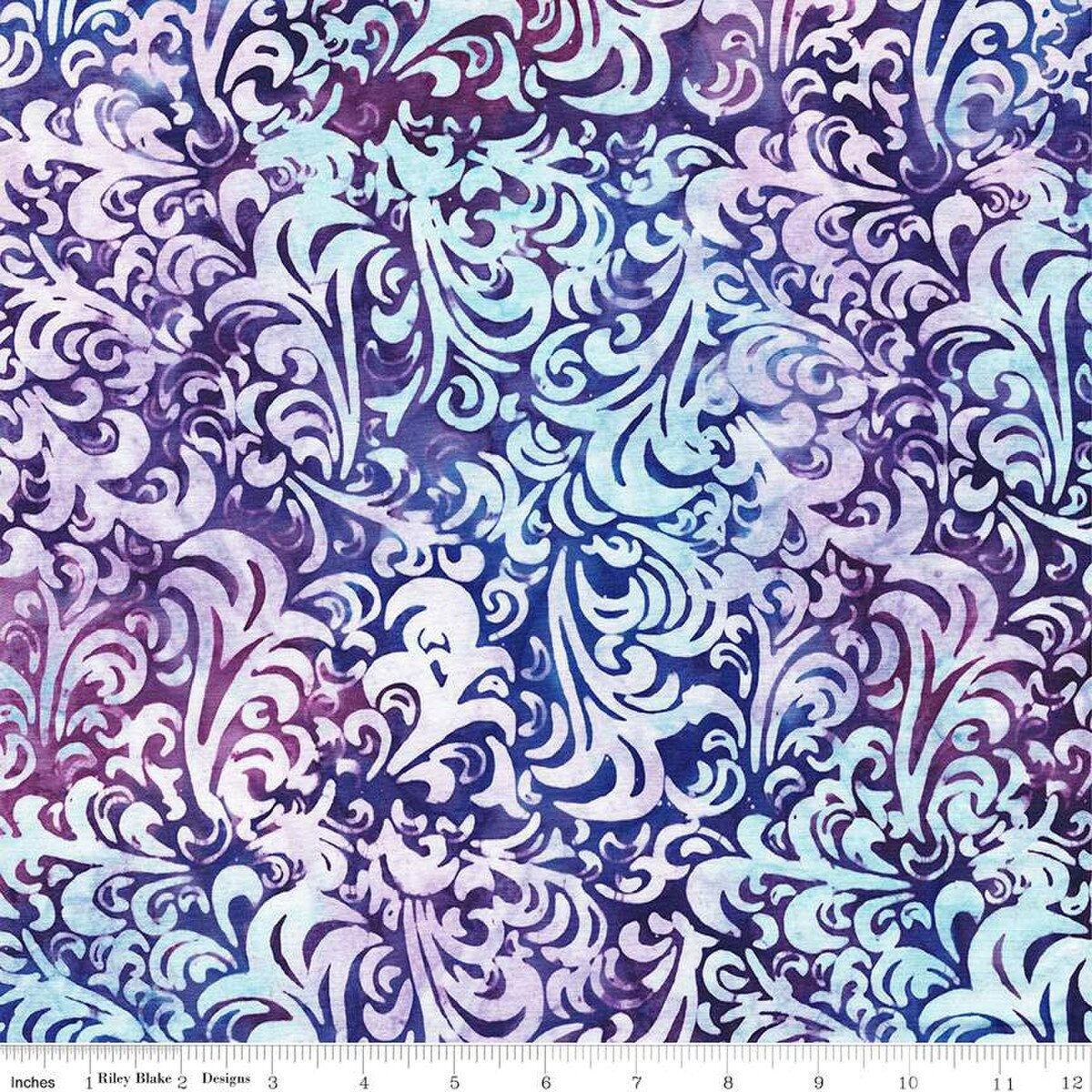 Expressions Batiks Elementals Twirl & Swirl Grape Soda BT21900-178