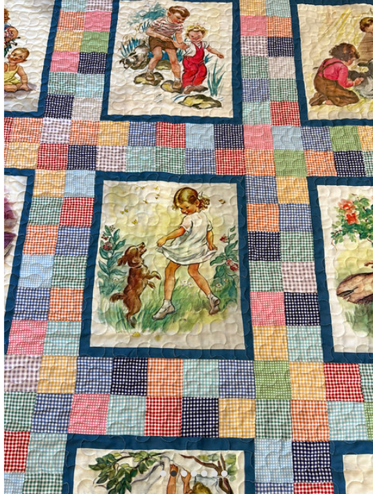 Thumbnail: Simple Days Quilt Kit a Fabric 48 x 54 uses Riley Blake Fabric