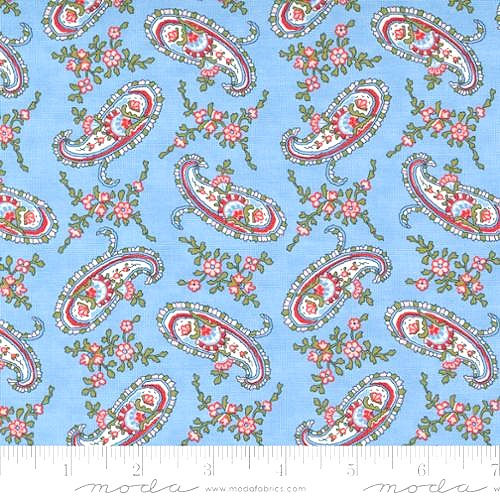 Belle Isle Farmhouse Sky 14923 14 Minick and Simpson - Moda Fabrics 14923-14