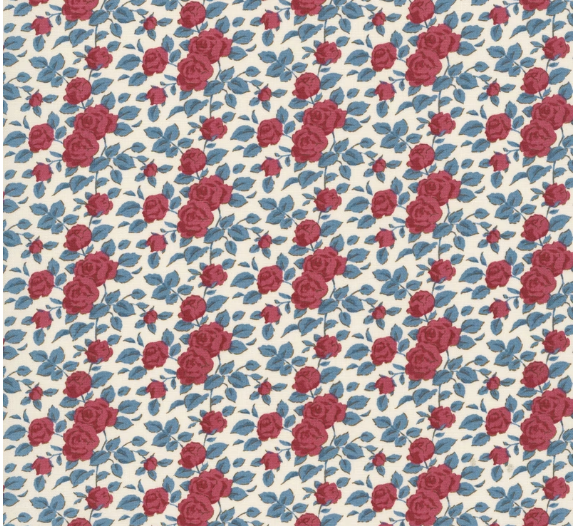 Village Life TIL100694 Margot Burgundy by Tilda Fabric 100694