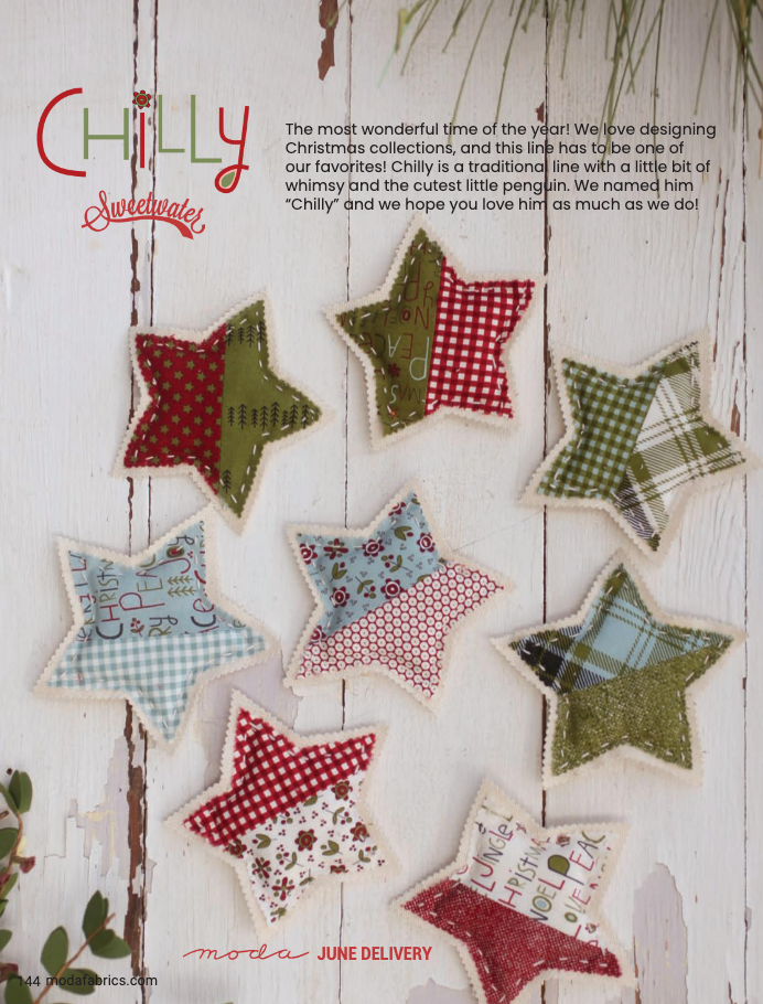 Thumbnail: Chilly 55714 11  Cream by Sweetwater for Moda Fabrics