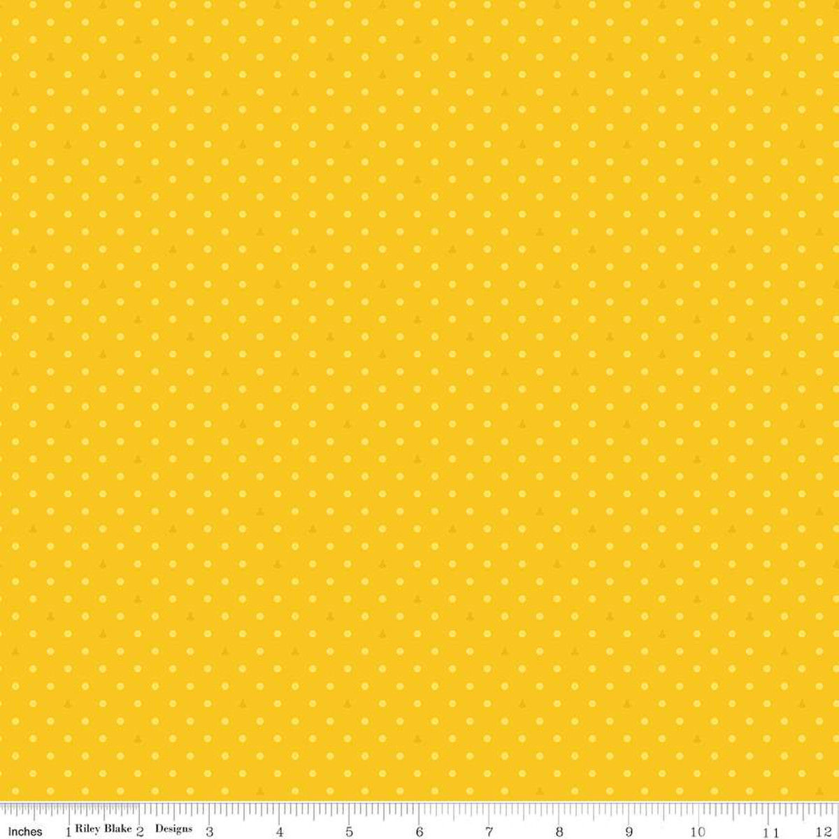 Colors of Kindness™ Dots Yellow Fabric by Riley Blake Designs