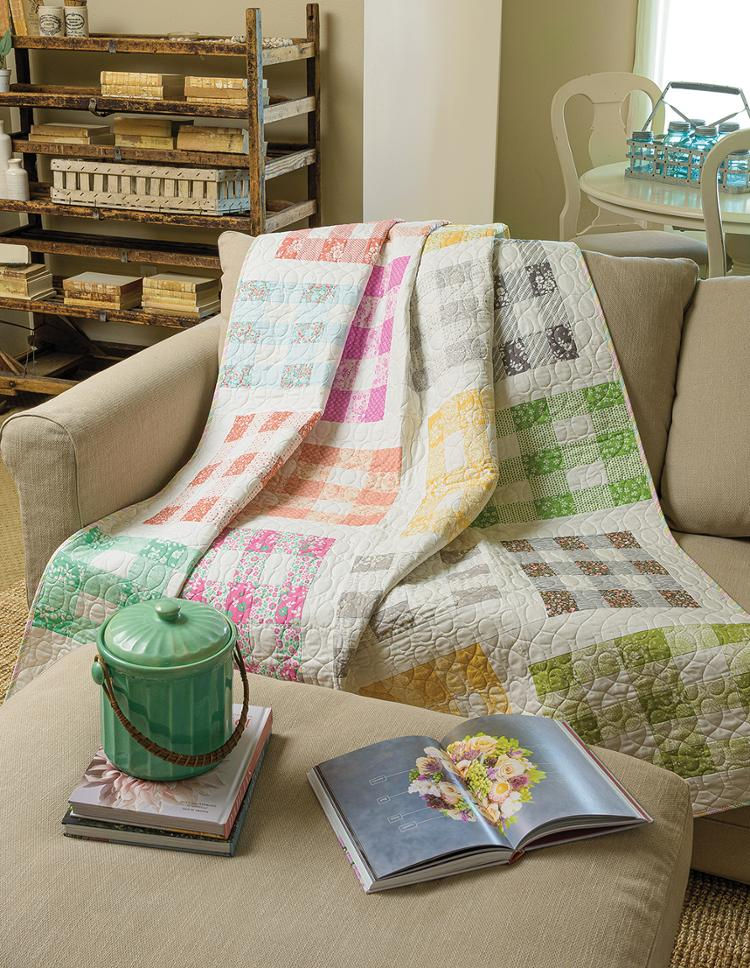 Thumbnail: Checks Mix Quilts B1528 Martingale  Pattern Book