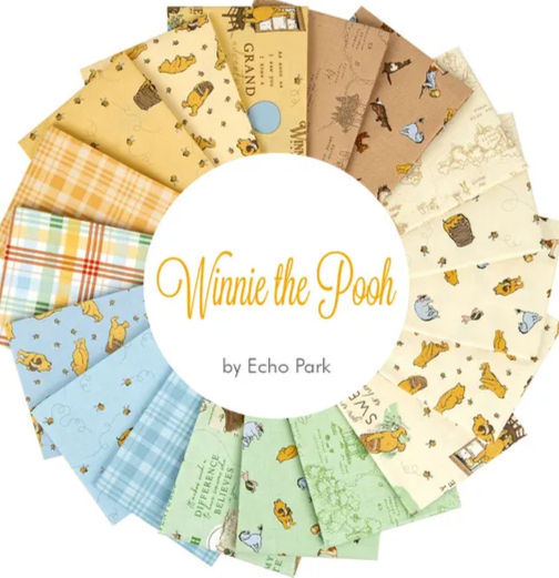 Winnie the Pooh Fat Quarter Bundle Echo Park FQ-17000 for Riley Blake Designs