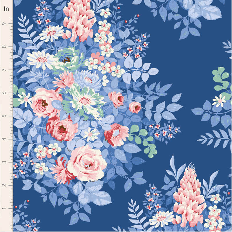 Something Whimsyflower Night Til100675 - 100675 Tilda Fabrics