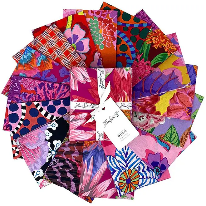 Kaffe Fassett  - 20pc FQ - August 2024 Hot Pre-Cuts FB4FQGP.Aug24hot Fabric