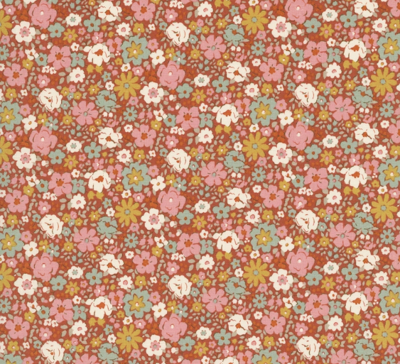 Village Life TIL100685 Esther Rust 110685 Fabric Tilda