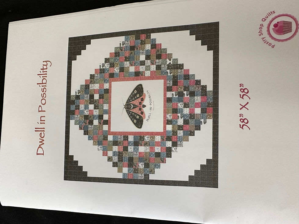 Thumbnail: Dwell in Possibilities Quilt Kit 58" x 58" Fabric by Moda