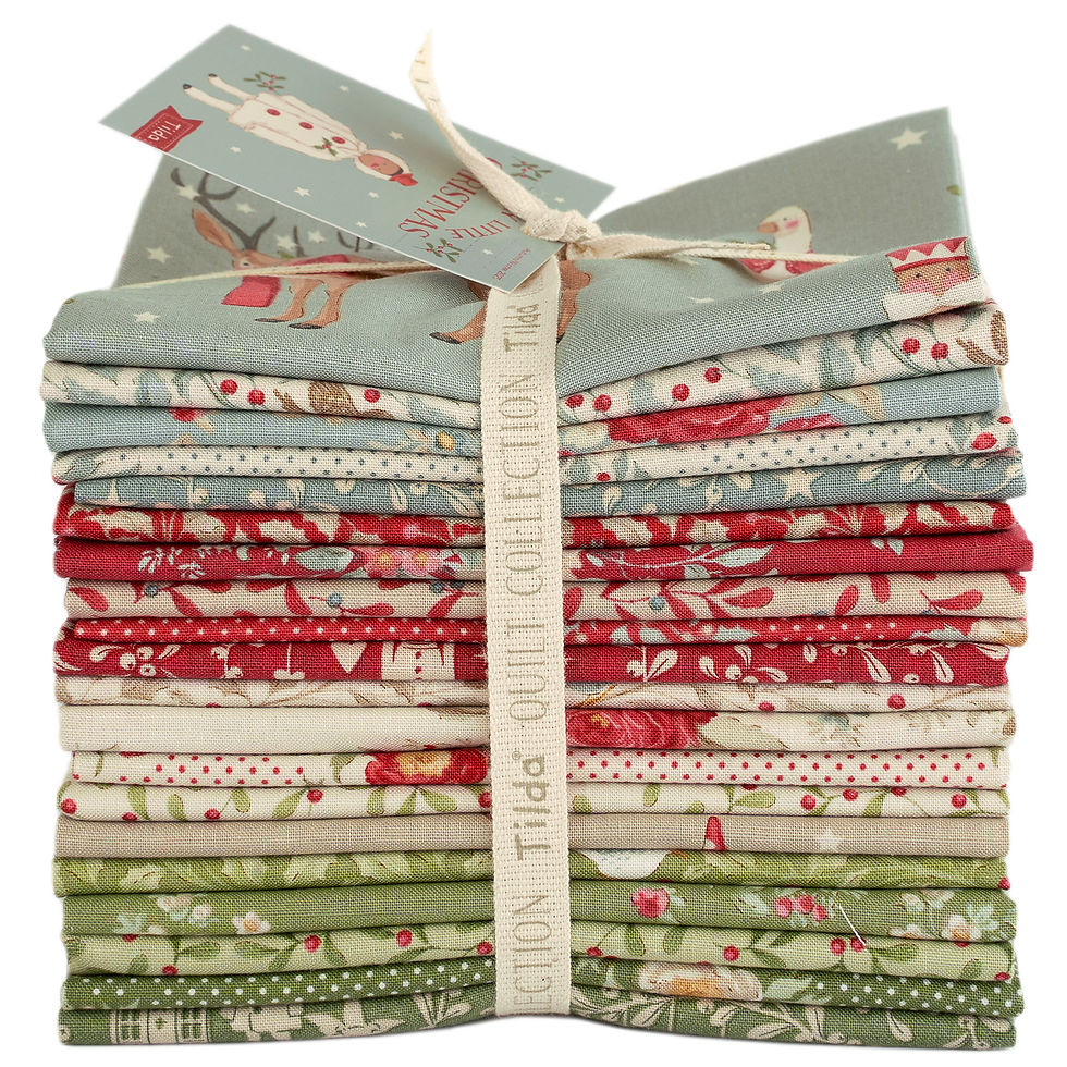 Tilda's Merry Little Christmas - Til 300247 - Fat Quarter Bundle - 20 - 20"x 22" Tilda Fabrics