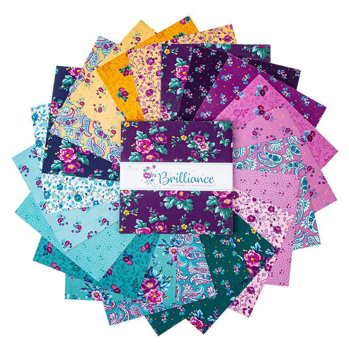 Brilliance 10" Stacker Fabrics 10-14220-42 Gerri Robinson Riley Blake Designs