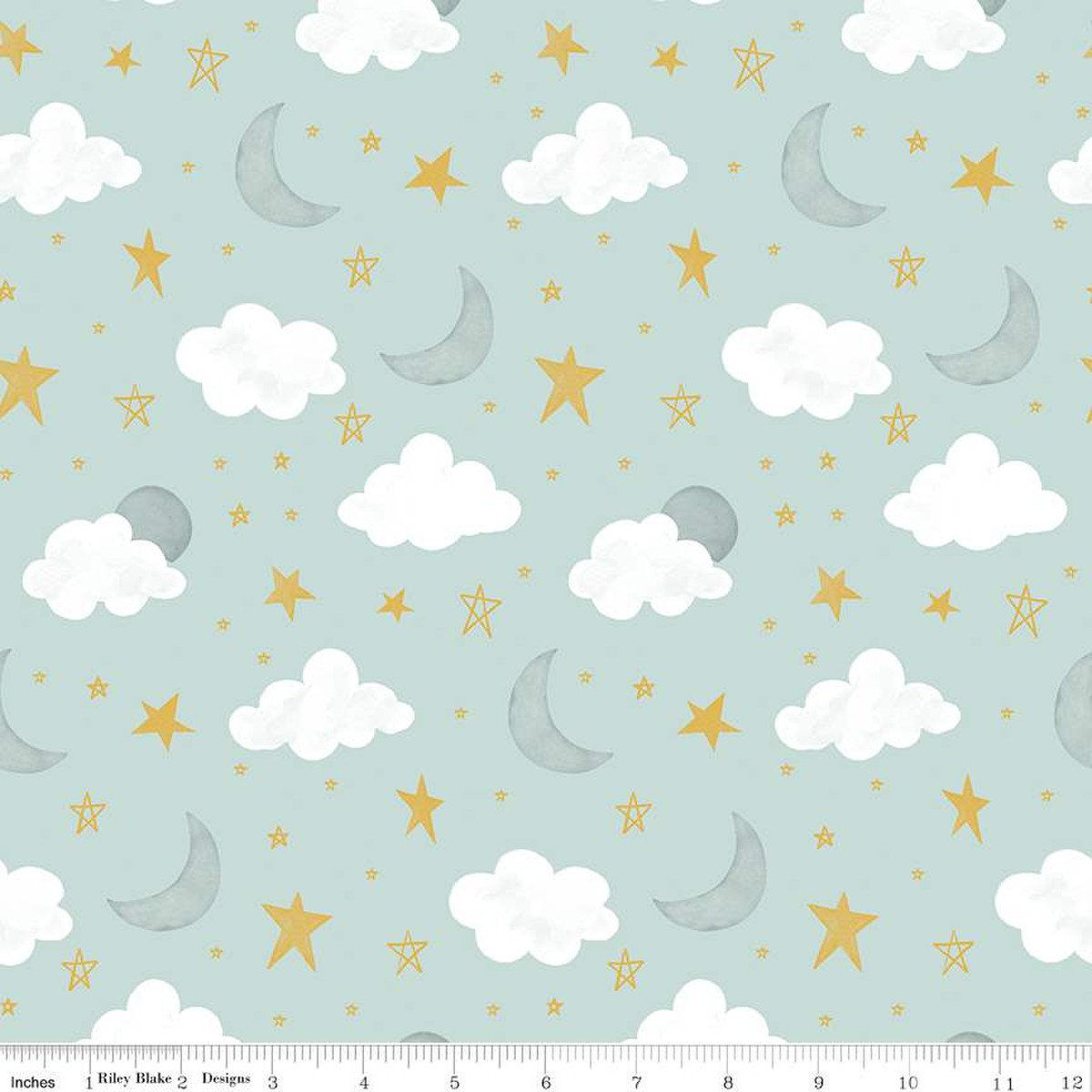 t's a Boy Aqua C13252 Fabric by Riley Blake Designs