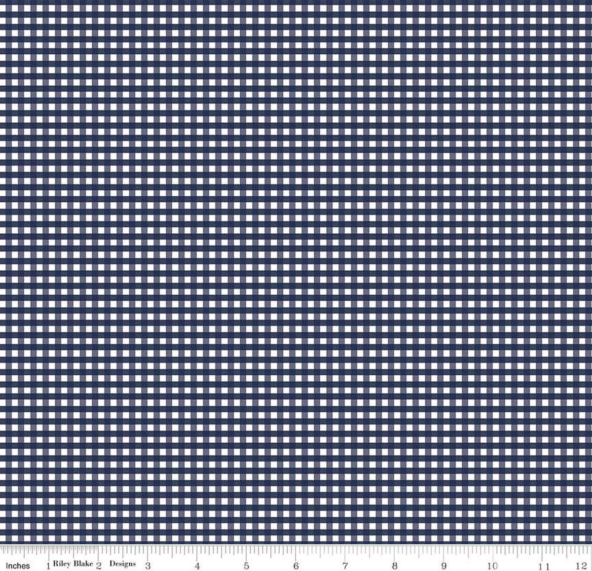 Gingham C440-21-Navy  by Riley Blake Designs -