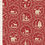 Thumbnail: Tilda's Merry Little Christmas - Paperscenes Burgundy TIL100625 - Tilda Fabric