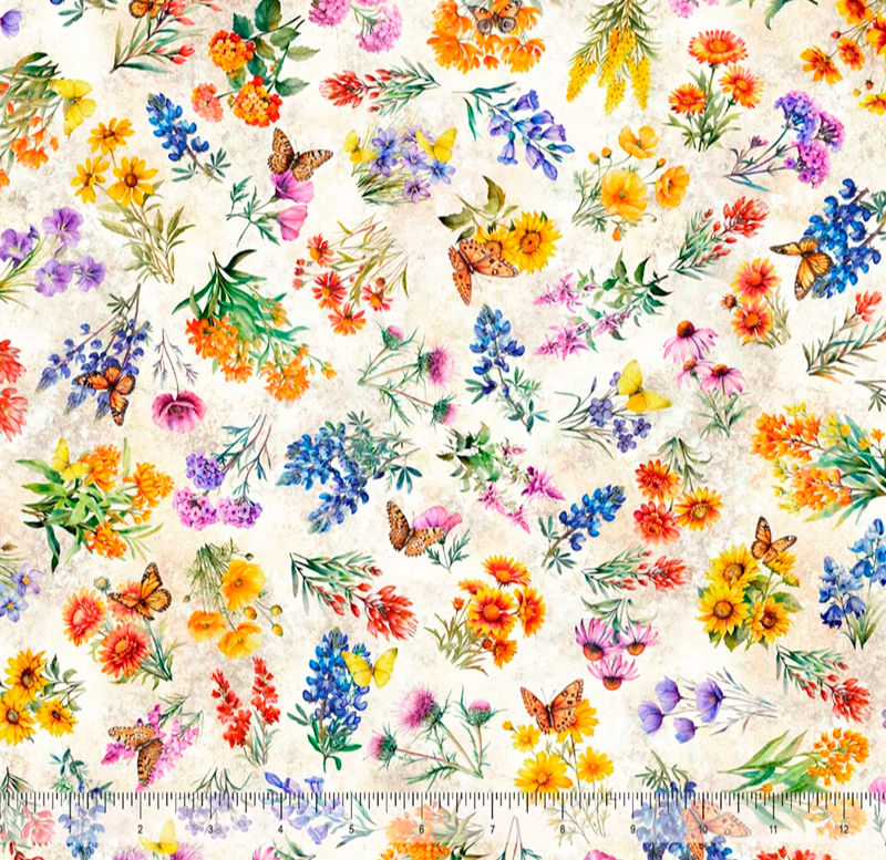 Texas Shop Hop Texas 2026 Wildflower Oatmeal - 2600 31797 E 15O