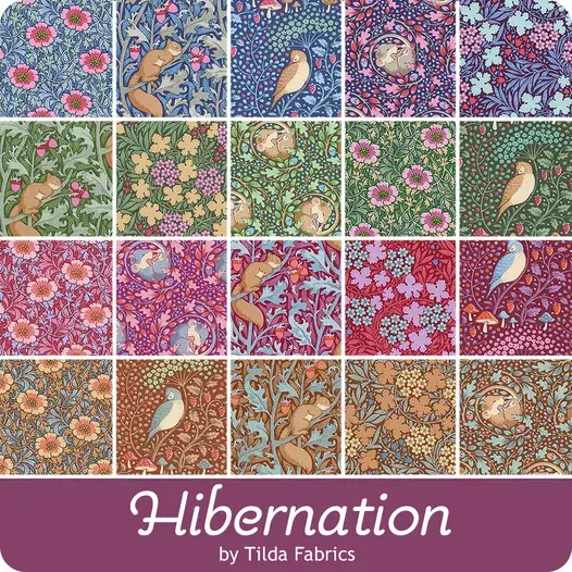 Thumbnail: Hibernation Fat Quarter Bundle 20 Fabrics  TIL300174 Fabric by Tilda
