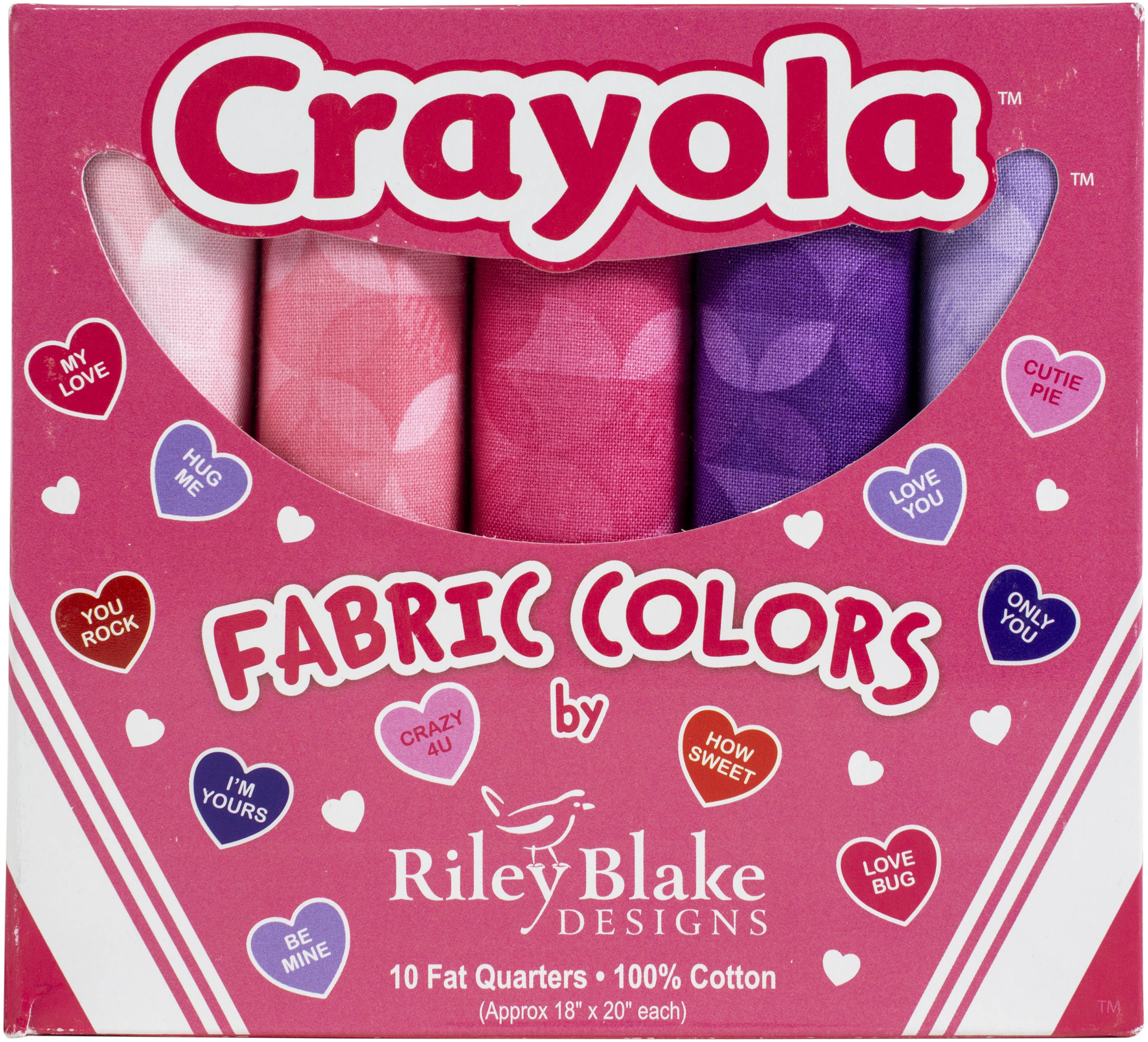 Crayola Kaleidoscope - Valentines Day 480VAFQB Riley Blake Fat Quarter Box