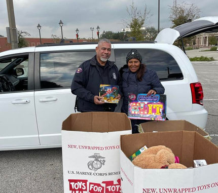 Educational Toy & Coat Drive with Officer Garza
