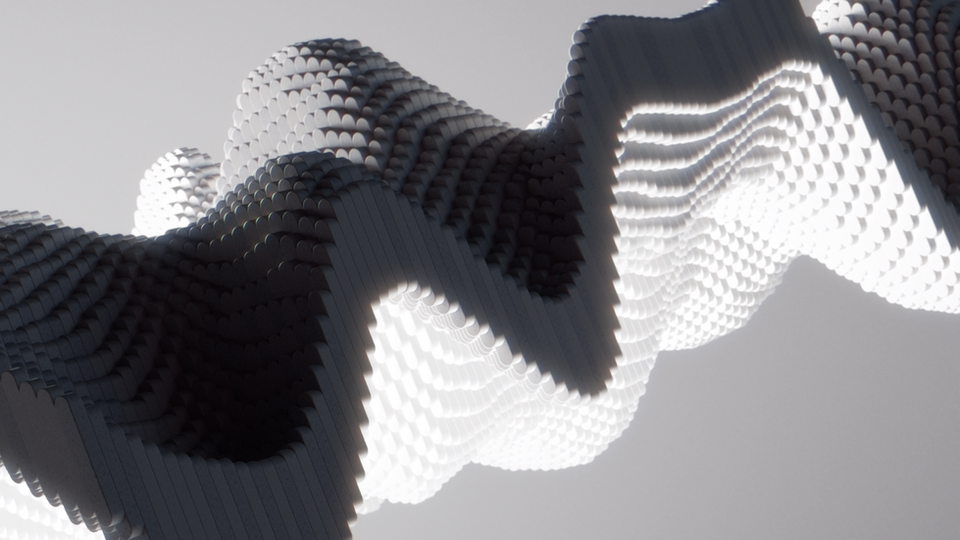 undulating surface