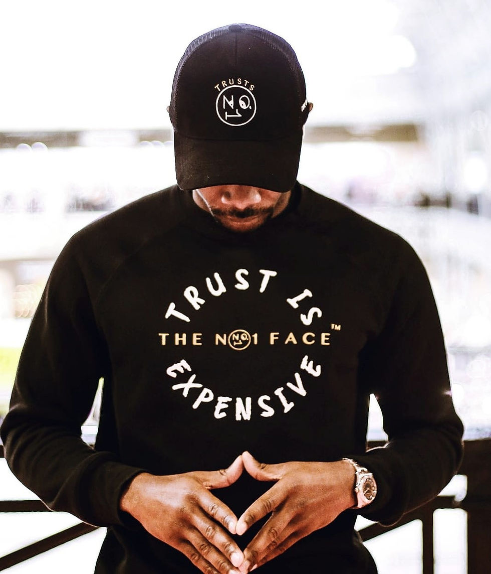 Thumbnail: Trust is Expensive Sweatshirt - Black
