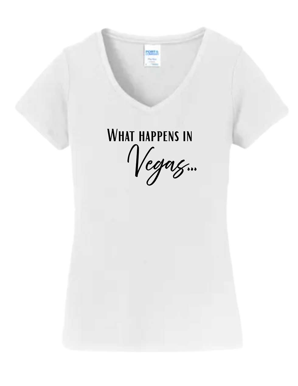 Thumbnail: What Happens in Vegas v-neck tee
