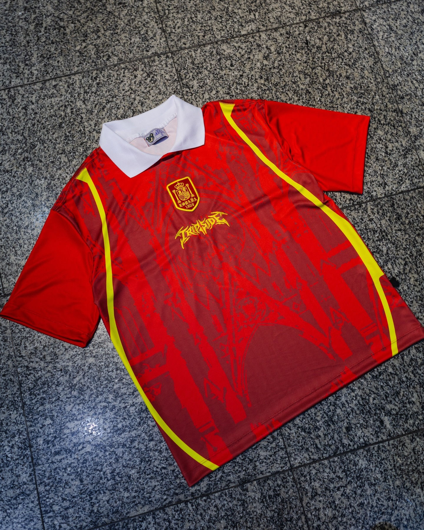 Camiseta gola polo over Tripside "ESPANHA"