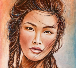 acrylic painting by ARTBYSABRICA