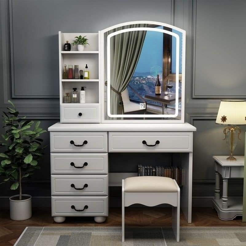 Dressing Table Design in Kanpur with storage