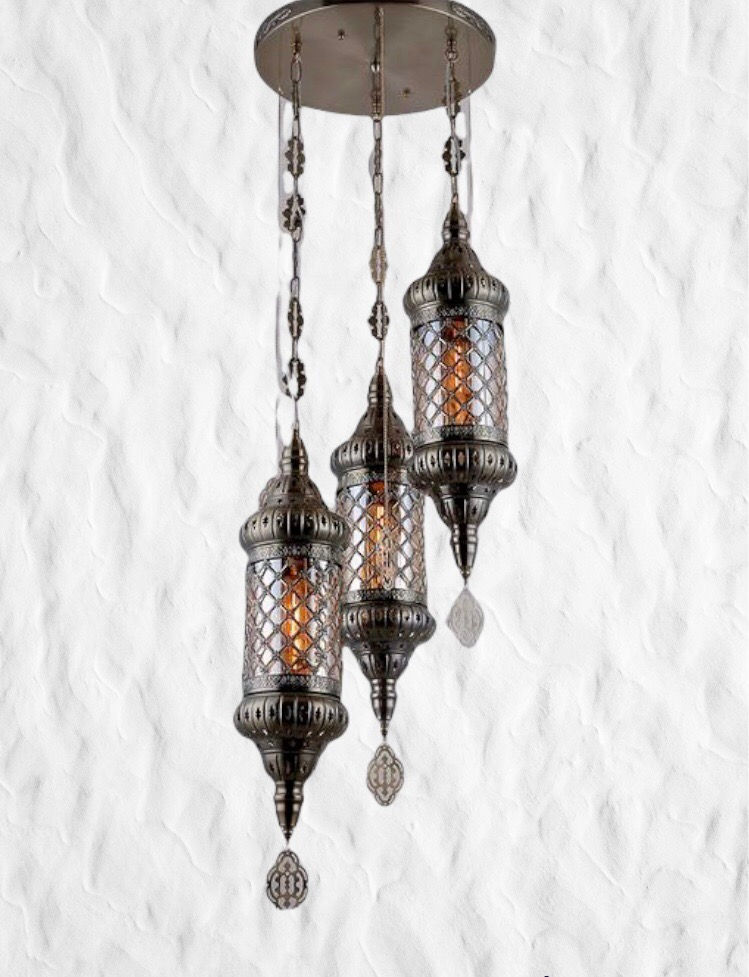 Thumbnail: GET-3Lamps  Hanging light-Arabian Style