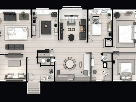 20x60 Feet Floor Plan in Kanpur – Smart Home Designs by Vaarmor Interior