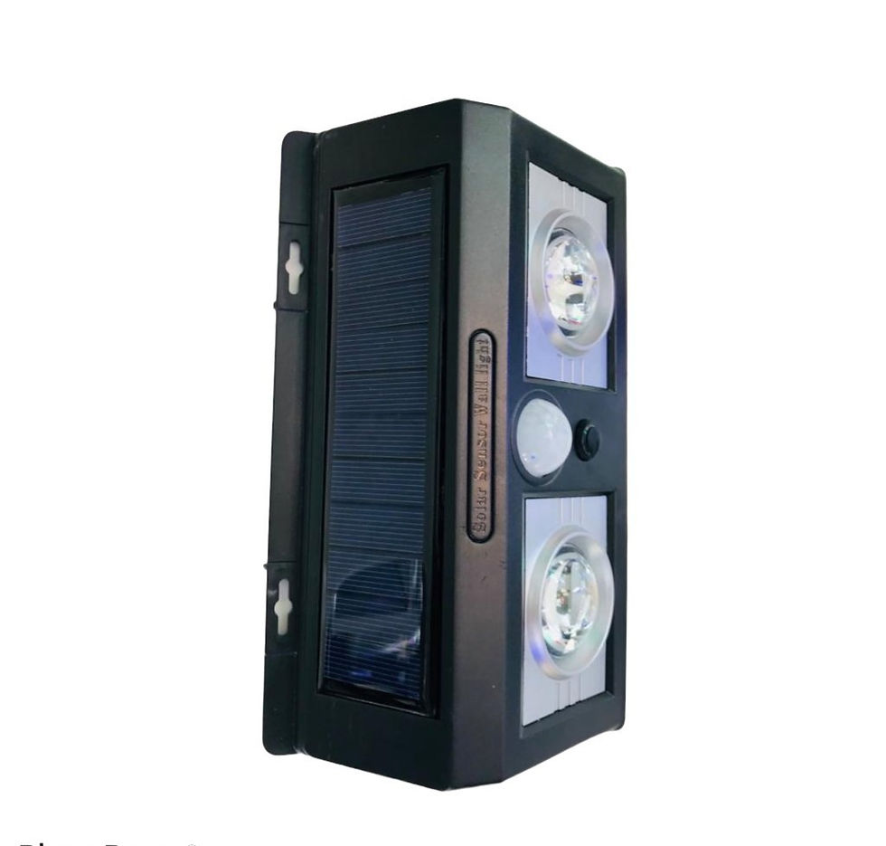 Thumbnail: SANLIANG 10W Solar Wall Light With Motion Sensor Garden Security Lamp