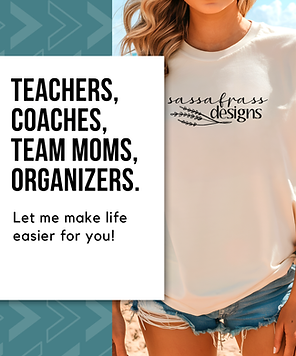 Custom t-shirt design for teachers and coaches - 'Let me make your life easier'.