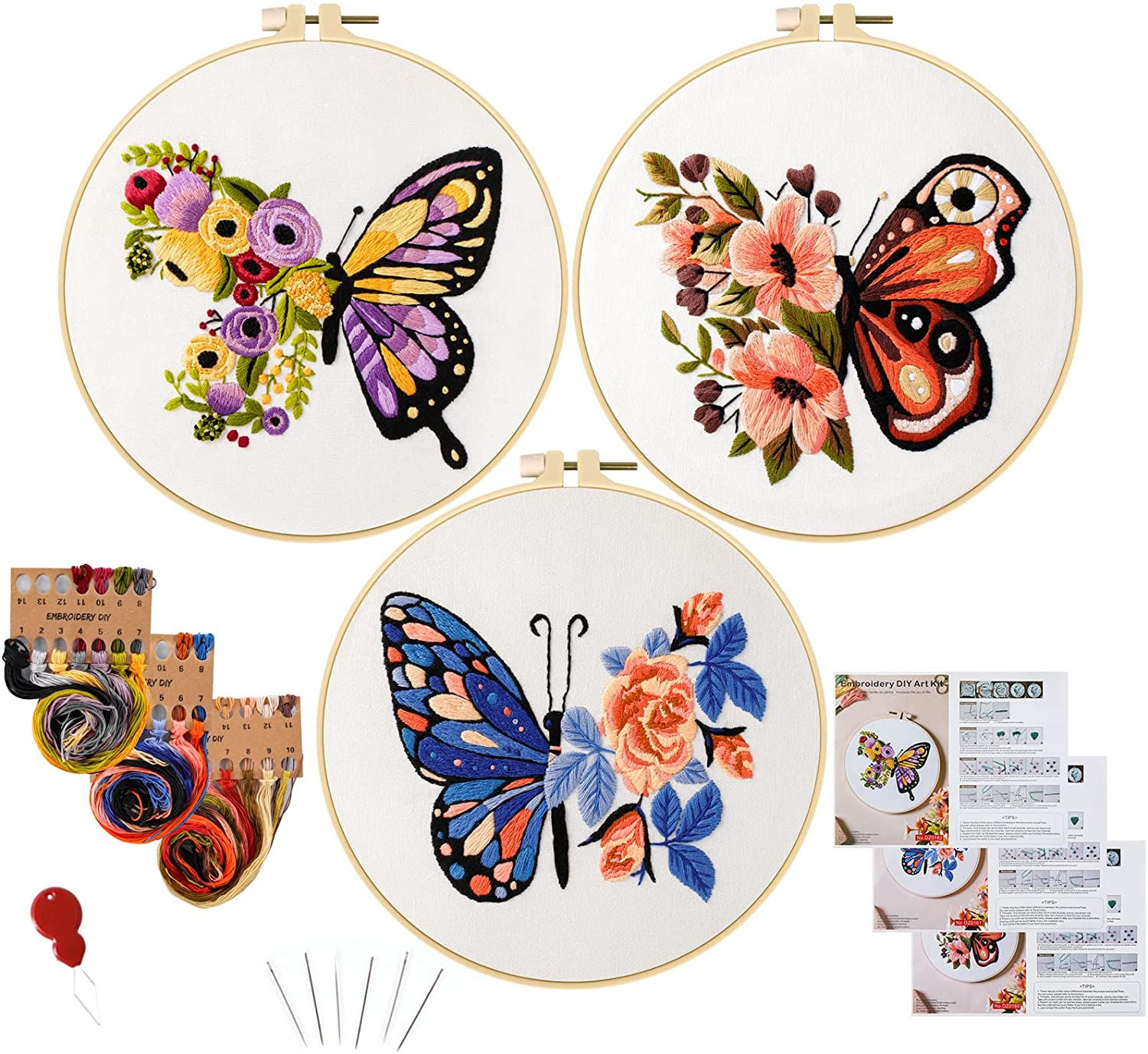 Embroidery Kits - Butterflies