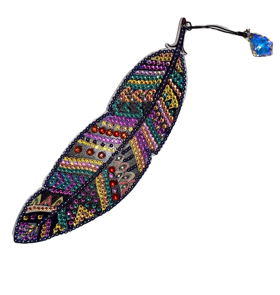 Thumbnail: Feather Diamond Art Bookmarks