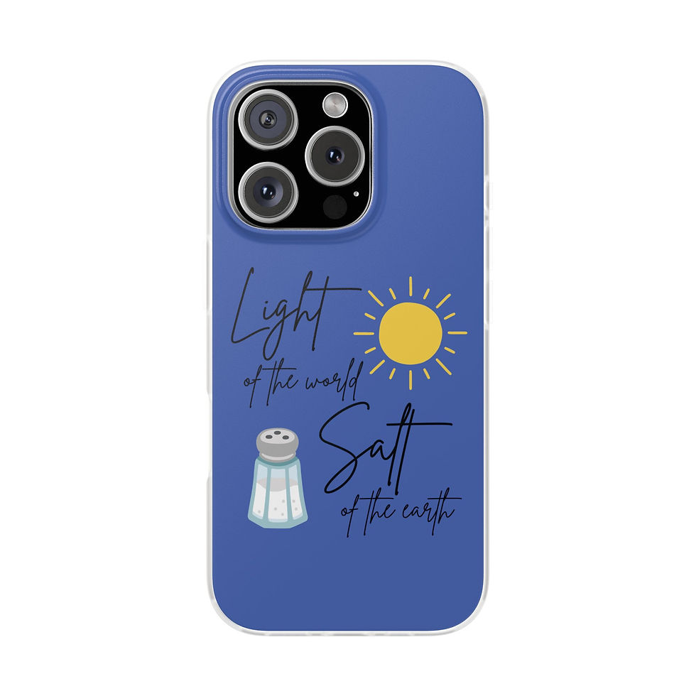 Thumbnail: Blue Light + Salt Graphic Phone Case