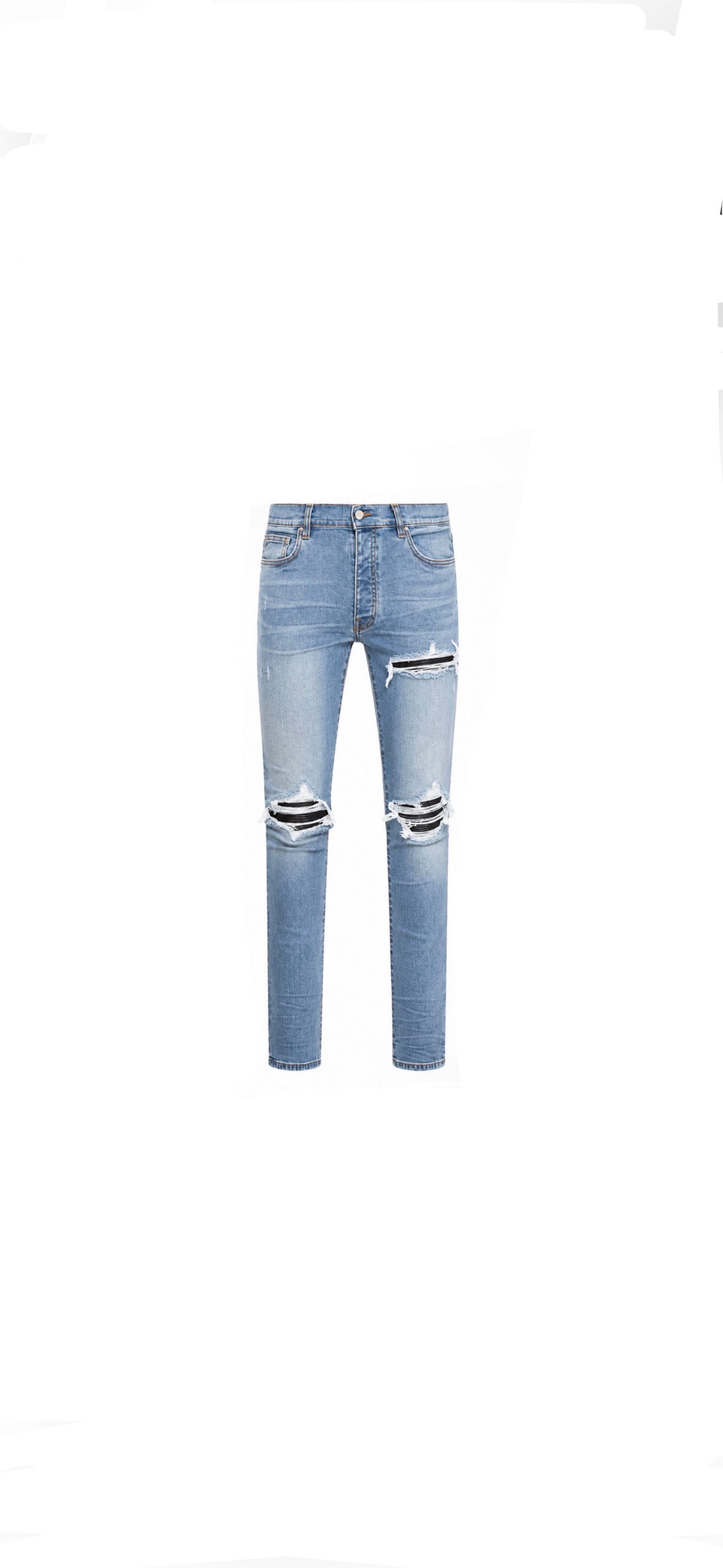 Light blue amiri jeans