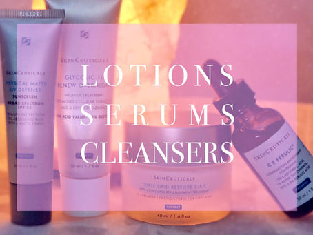Serums! Creams! Lotions! Oh my!!!